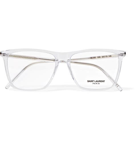 saint laurent clear glasses.